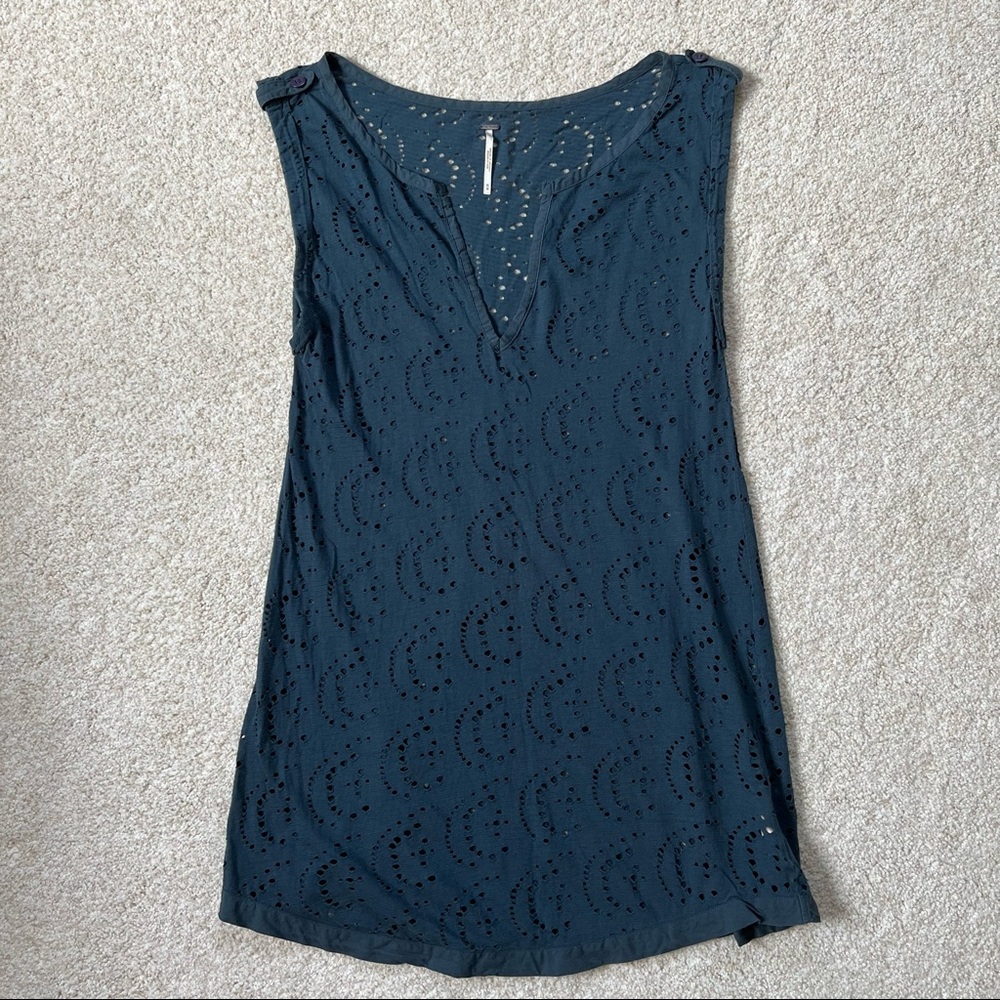 Free People Eyelet Tank Top